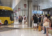 Streik der Busfahrer auf Mallorca - Clara Margais/dpa Streik der Busfahrer auf Mallorca - Clara Margais/dpa
