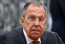 Russlands Außenminister Sergej Lawrow - Alexander Nemenov/POOL AFP/dpa Russlands Außenminister Sergej Lawrow - Alexander Nemenov/POOL AFP/dpa