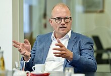 Redaktionsbesuch Jochen Ott - Peter Unger