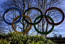 Olympische Ringe - Laurent Gillieron/KEYSTONE/dpa Olympische Ringe - Laurent Gillieron/KEYSTONE/dpa