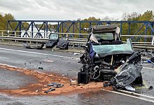 Schwerer Unfall bei Braunschweig - Christian Brahmann/dpa Schwerer Unfall bei Braunschweig - Christian Brahmann/dpa