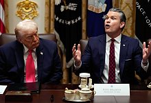 Kabinettssitzung im Weißen Haus - Julia Demaree Nikhinson/AP/dpa