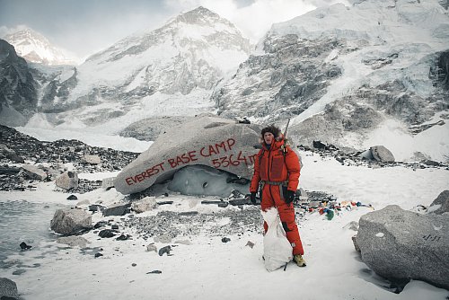 Jost Kobusch am Mount Everest - © DANIEL HUG