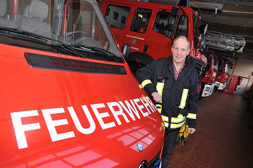 Steinhagens Feuerwehrchef Lutz Mescher geht davon aus, dass der Löschzug mit der Gemeinde wächst. - © Frank Jasper,HK