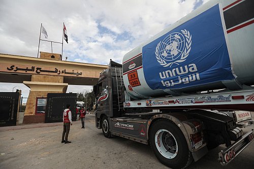 UN-Generalsekretär António Guterres und wichtige westliche Verbündete Israels hatten bis zuletzt vor einem UNRWA-Verbot gewarnt. Dies würde Anstrengungen, das menschliche Leid und die Spannungen im Gazastreifen zu vermindern, konterkarieren, sagte Guterres. - © Gehad Hamdy/dpa