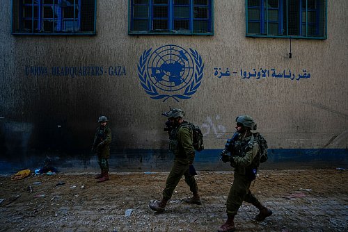 Israel wirft dem UN-Hilfswerk für die Palästinenser (UNRWA) vor, von der islamistischen Hamas im Gazastreifen unterwandert zu sein. - © Ariel Schalit/AP/dpa