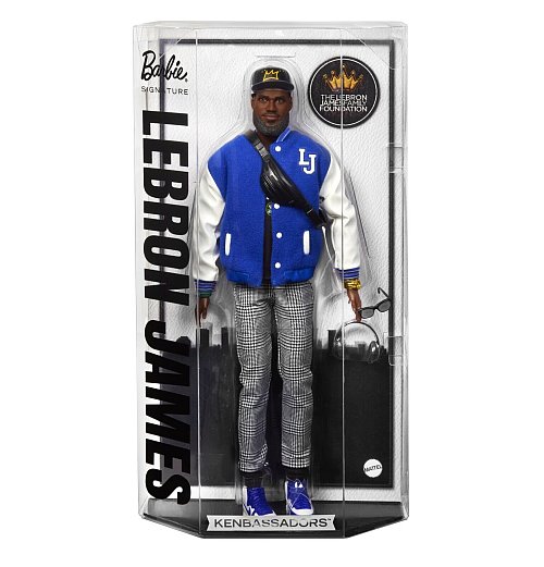 Kinderspielzeug mit Sammlern als Zielgruppe: Die Ken-Figur LeBron James. - © Mattel Inc/PA Media/dpa