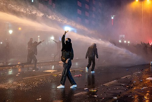 Seit Beginn der Proteste wurden laut dem türkischen Innenministerium mehr als 1.400 Menschen bei Demonstrationen festgenommen. - © Tunahan Turhan/SOPA Images via ZUMA Press Wire/dpa