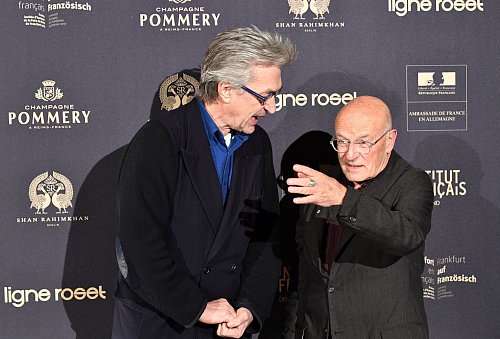 Wim Wenders und Volker Schlöndorff gehören zu den renommiertesten deutschen Regisseuren. - © picture alliance / Jens Kalaene/dpa-Zentralbild/dpa