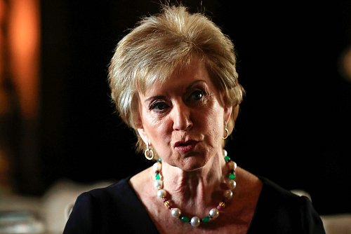 Linda McMahon führte in Trumps erster Regierung die Behörde für kleine Unternehmen. (Archivbild) - © Manuel Balce Ceneta/AP/dpa
