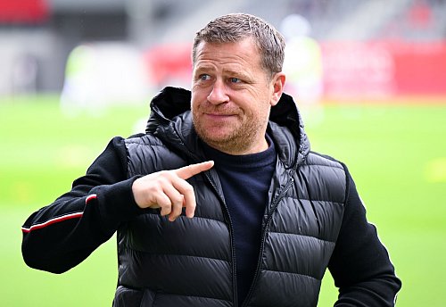 Max Eberl spricht über die Zukunft von Thomas Müller. - © Sven Hoppe/dpa