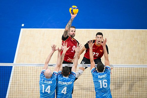 Grozer konnte das Team nicht wie gewohnt mitreißen. - © volleyballworld/dpa