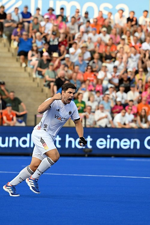 Gonzalo Peillat ist bester Torschütze der deutschen Mannschaft. - © Federico Gambarini/dpa