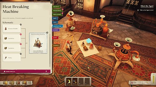 Die «Heat Breaking Machine» steht im Mittelpunkt der Alchemie im Game: Sie kann essenzielle Zutaten destillieren und diese in wertvolle Substanzen umwandeln. - © Vile Monarch/dpa-tmn
