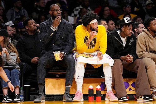 Am 9. Februar 2023 kann Superstar LeBron James nicht für die Lakers auflaufen - just das Spiel steht nun im Fokus bei Ermittlungen wegen Wettmanipulationen und Insiderhandel (Archivfoto). - © Mark J. Terrill/AP/dpa