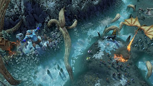 In der Eislandschaft von Midgard lauern unglaublich viele Gegner. - © Forgotten Empires/dpa-tmn