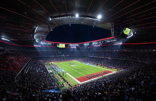 Am 10. November findet das nächste NFL-Spiel in München statt. - © Sven Hoppe/dpa