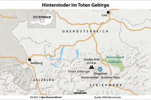 Kann man als Erwachsener zusammen mit dem Kind Skifahren lernen? Unsere Autorin hat es im Skigebiet Hinterstoder - Hutterer Höss ausprobiert. - © dpa-infografik GmbH/dpa-tmn