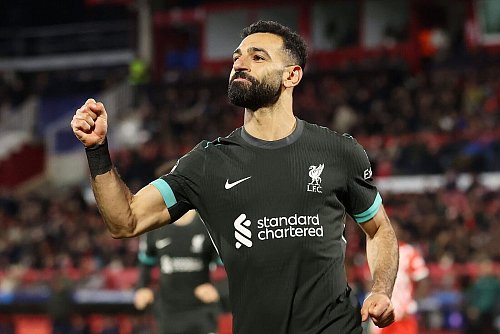 Mit dem Treffer von Mohamed Salah geht Liverpool gegen Girona in Führung. - © Liam Mcburney/PA Wire/dpa
