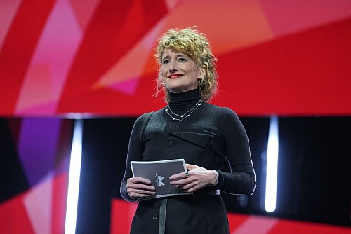 Tricia Tuttle leitet die Berlinale zum ersten Mal. - © Soeren Stache/dpa