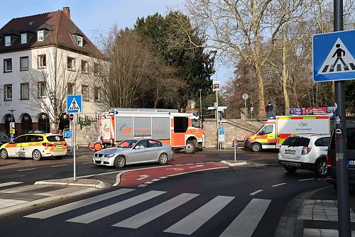 Der Tatort liegt in der Innenstadt. - © Ralf Hettler/dpa
