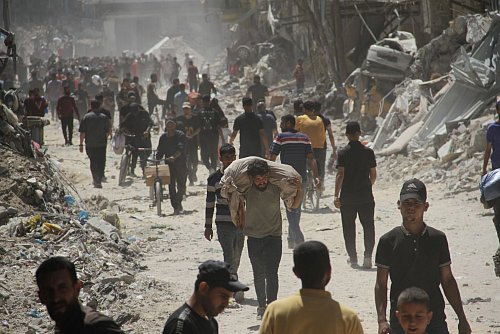Das Jahr 2024 war geprägt von einer weiteren Eskalation des Krieges in Nahost mit massiven israelischen Militäroperationen im Gazastreifen und einer regionalen Ausweitung des Konflikts. (Archivfoto) - © Mahmoud Zaki/Xinhua/dpa