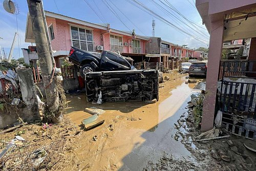 Es handelt sich um eine der schlimmsten Flutkatastrophen der vergangenen Jahre. - © Jacqueline Hernandez/AP/dpa