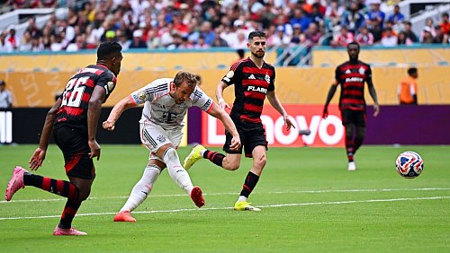 Harry Kane schießt das entscheidende Tor zum 4:2. - © Sven Hoppe/dpa