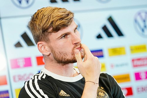 Für Deutschland spielte Werner zuletzt im März 2023. - © Uwe Anspach/dpa