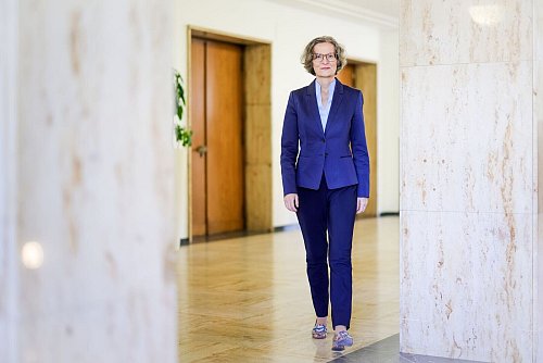 Die Teilnahme am CDU-Landesparteitag am vergangenen Wochenende hatte Scharrenbach noch absagen müssen. - © Christoph Reichwein/dpa