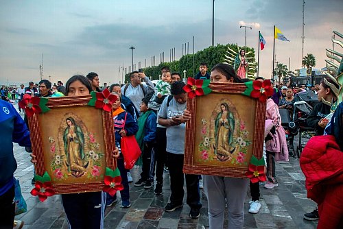 Die Jungfrau von Guadalupe gilt als Schutzpatronin Lateinamerikas. - © Jorge Nunez/ZUMA Press Wire/dpa