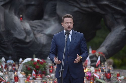 Der Warschauer Oberbürgermeister Rafal Trzaskowski möchte bei der Präsidentenwahl 2025 antreten. Dafür muss er sich einer Vorwahl seiner Partei stellen. (Archivbild) - © Marcin Obara/PAP/dpa