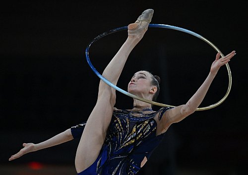 Hat bei den deutschen Meisterschaften alle fünf Titel geholt: Darja Varfolomeev. - © Hendrik Schmidt/dpa