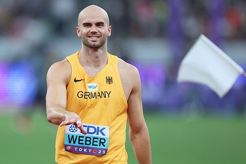 Als Weltjahresbester ein Medaillenkandidat: Julian Weber. - © Oliver Weiken/dpa