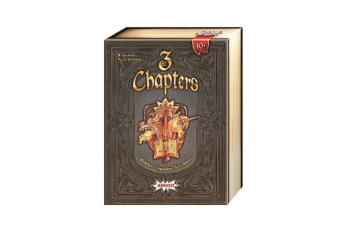 «3 Chapters» ist ab 10 Jahren für 2-6 Spielende, dauert ca. 30 Minuten und kostet ungefähr 15 Euro. - © Amigo/dpa-tmn