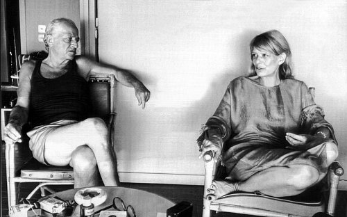 Melina Mercouri und ihr Ehemann, der Regisseur Jules Dassin, im Sommer 1978. - © UPI/dpa