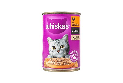 Auf dem ersten Platz landete das Nassfutter «mit Geflügel in Sauce» von Whiskas. - © Stiftung Warentest/Stiftung Warentest/dpa