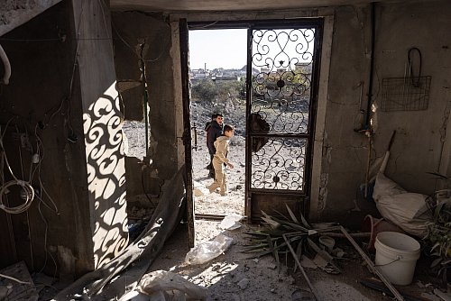 Aleppo war schon einmal schwer umkämpft im Verlauf des syrischen Bürgerkriegs. - © Anas Alkharboutli/dpa