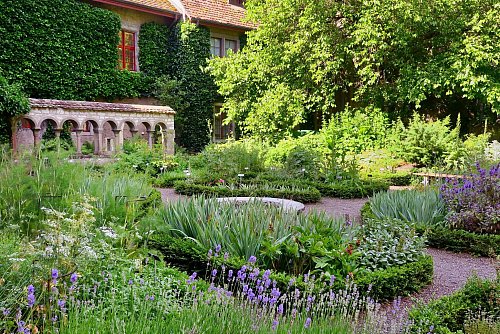Der Klostergarten Allerheiligen in Schaffhausen wurde 1939 angelegt - nach klassischem Muster. - © Daniela David/dpa-tmn