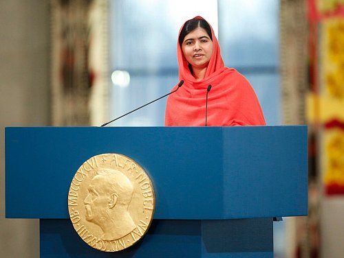 Malala erhielt 2014 den Friedensnobelpreis. (Archivbild) - © Cornelius Poppe/NTB SCANPIX/dpa