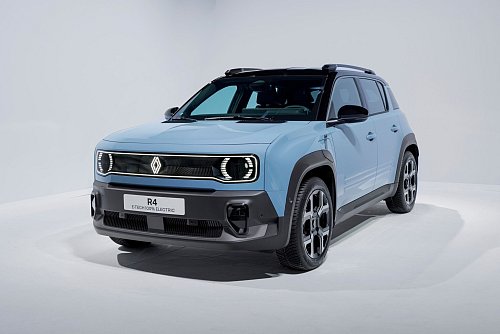 Neuauflage: Der R4 E-Tech Electric rollt in die Spurrillen des legendären Kleinwagens R4. - © Renault/dpa-tmn
