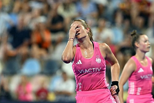 Sonja Zimmermann spielte trotz einer Oberschenkelverletzung. - © Federico Gambarini/dpa