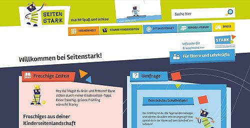 Kindgerechtes Internet: Seiten wie «seitenstark.de» und Suchmaschinen für Kinder erleichtern den Einstieg. - © Seitenstark.de/dpa-tmn