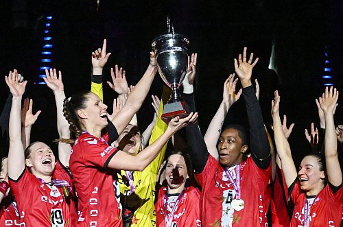 Erfolgsverwöhnt: Vorige Saison gewann die HB Ludwigsburg Pokal und Meisterschaft. - © Marijan Murat/dpa