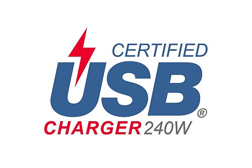 Das USB Implementers Forum (USB-IF) hat neue Logos für USB-Ports an Geräten und für USB-C-Kabel entwickelt, darunter auch für Ladegeräte. - © USB Implementors Forum (USB-IF)/dpa-tmn