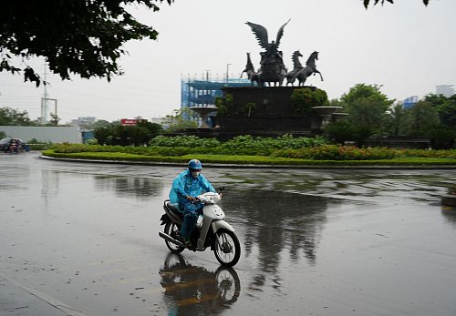 Der Taifun «Yagi» hat auch den Norden Vietnams verwüstet. - © Hau Dinh/AP/dpa