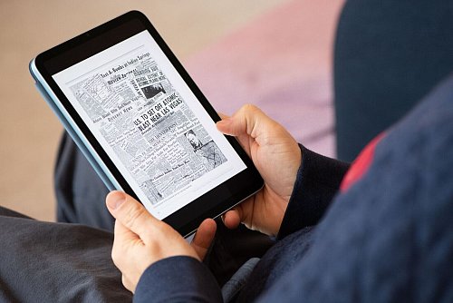 Taschenbuchformat: Das iPad mini ist vor allem für solche Menschen, die ein flottes und dabei nicht zu großes Tablet wollen. - © Franziska Gabbert/dpa-tmn