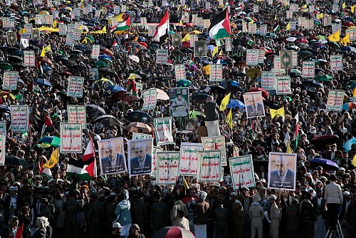 Huthi-Miliz will Israel weiter angreifen. - © Osamah Abdulrahman/AP/dpa