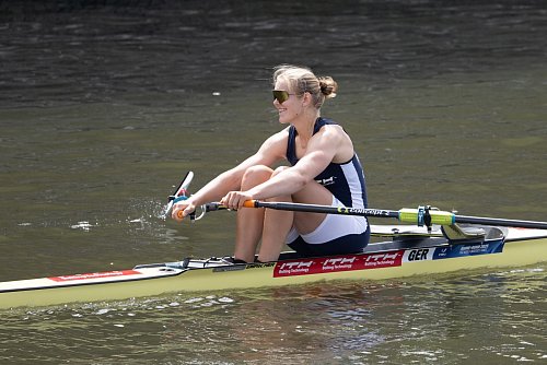Auch Alexandra Föster ist ins WM-Finale eingezogen. (Archivbild) - © Sebastian Kahnert/dpa