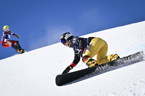 Nach einem schweren Patzer in der Quali nicht bei den Finals dabei: Mitfavoritin Ramona Hofmeister. - © Gian Ehrenzeller/KEYSTONE/dpa